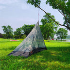 Genma0 Ultralight Half Mesh Tent For Tipi Hot Tent 1-2 Person Mesh Camping (2 Person Mesh For 4-6 Person Tipi Tent)