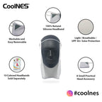 Coolnes - Uv Sun Protection Neck Drape Adjustable Multifunctional 2 In 1 Face Covering For Outdoor Fishing - Unisex White