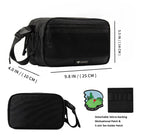 Golf Pouch Bag For Balls Accessories Valuables  Customizable With Hook-And-Loop Panel  Ideal Golfer Gift, Includes Tee-Holder An