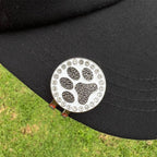 Giggle Golf Bling Paw Print Golf Ball Marker With A Magnetic Hat Clip | Fun Golf Accessories For Women