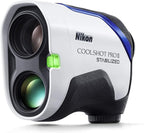 Nikon Coolshot Proii Stabilized Golf Rangefinder  Waterproof & Stabilized Laser Rangefinder With Slope, Oled Display And 5 Year