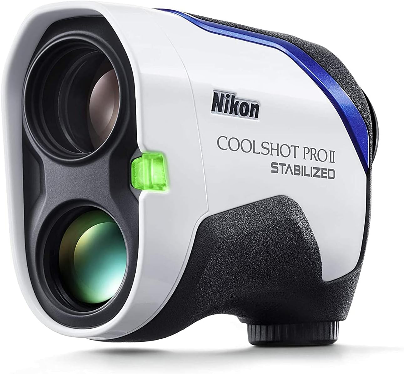 Nikon Coolshot Proii Stabilized Golf Rangefinder  Waterproof & Stabilized Laser Rangefinder With Slope, Oled Display And 5 Year