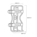 Blackburn Outpost Cargo Water Bottle Cage (Black, One Size) (Updated)