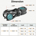 Jeelad Adjustable Mtb Stem 31.8Mm 85 Degree- 90/110/145Mm Aluminum Alloy Mountain Bike Handlebar Riser For Road City Bike Bicycl