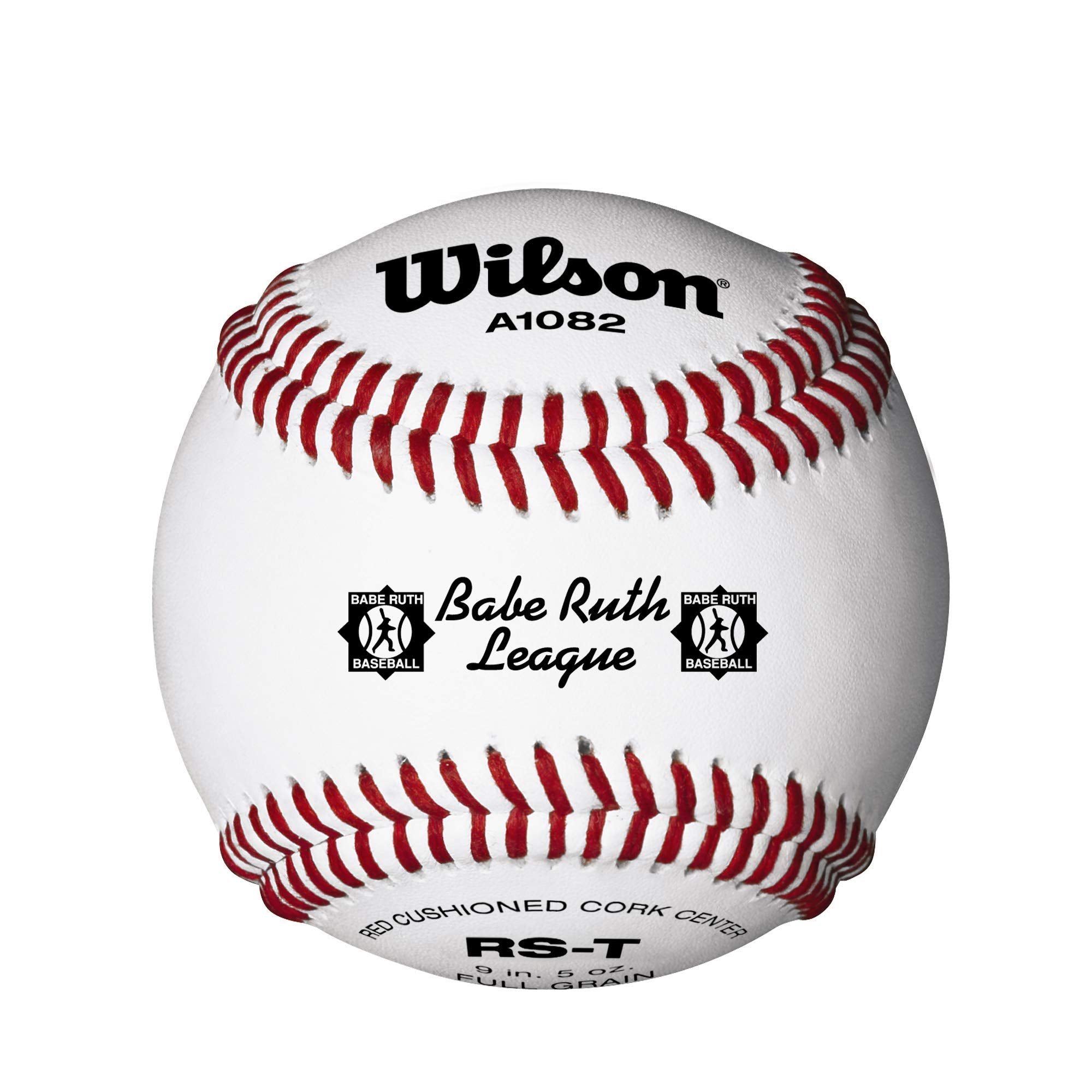 Wilson Sporting Goods Youth League And Tournament Baseballs, A1082, Sst, Babe Ruth, Tournament (One Dozen), White