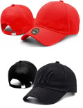 Selloria Brand Soft Cotton Adjustable Unisex Cap Combo For Men And Women Freesize Baseball Caps (Pack Of 2) (Combo No 5)