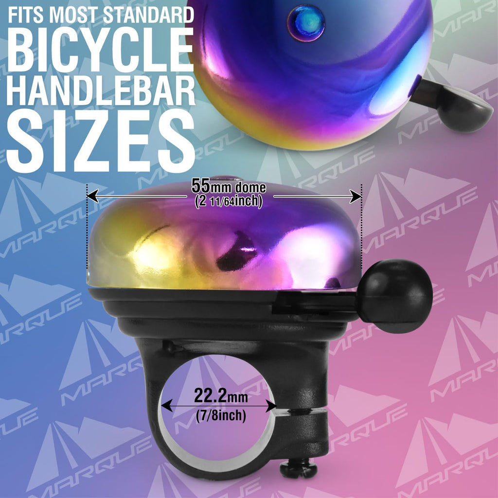 Marque Bike Bell For Adults & Kids - Nice, Loud, Crisp Ding Sound Bicycle Bell-Must Have Bicycle Accessories For Mountain Mtb, B