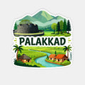 THAMPZ Palakkad 3D Embossed Flexible Fridge Magnet 0.5mm Decorative with Strong Hold | Refrigerator Magnet for Notes, Photos &