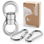 Auskit Swing Swivel, 35 Kn Safest Rotational Device Hanging Accessory For Web Tree Swing, Therapy Swing, Aerial Dance, Swing Spi