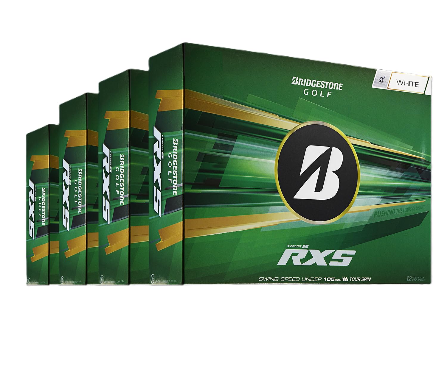 Bridgestone Golf Tour B RXS White 3 and 1 Pack