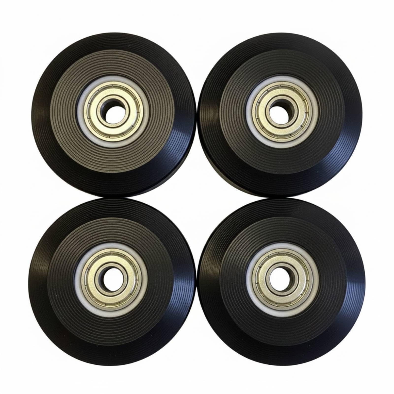HEAVENGLOW 58 Mm Silent Casters Quiet Pilates Reformer Smooth Rolling Silent Roller Wheel for Home Gym | Abdominal Exercisers | 