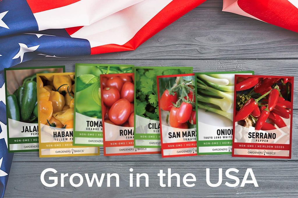 Heirloom Hot Salsa Growing Seed Packets 8 Varieties Habanero, Jalapeno, Serrano Peppers, Roma, San Marzano Tomato, Cilantro, Gre