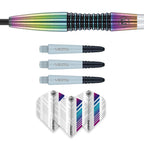 Winmau Elektra 24 Gram Tungsten Darts With Prism Flights And Vecta Shafts (Stems)