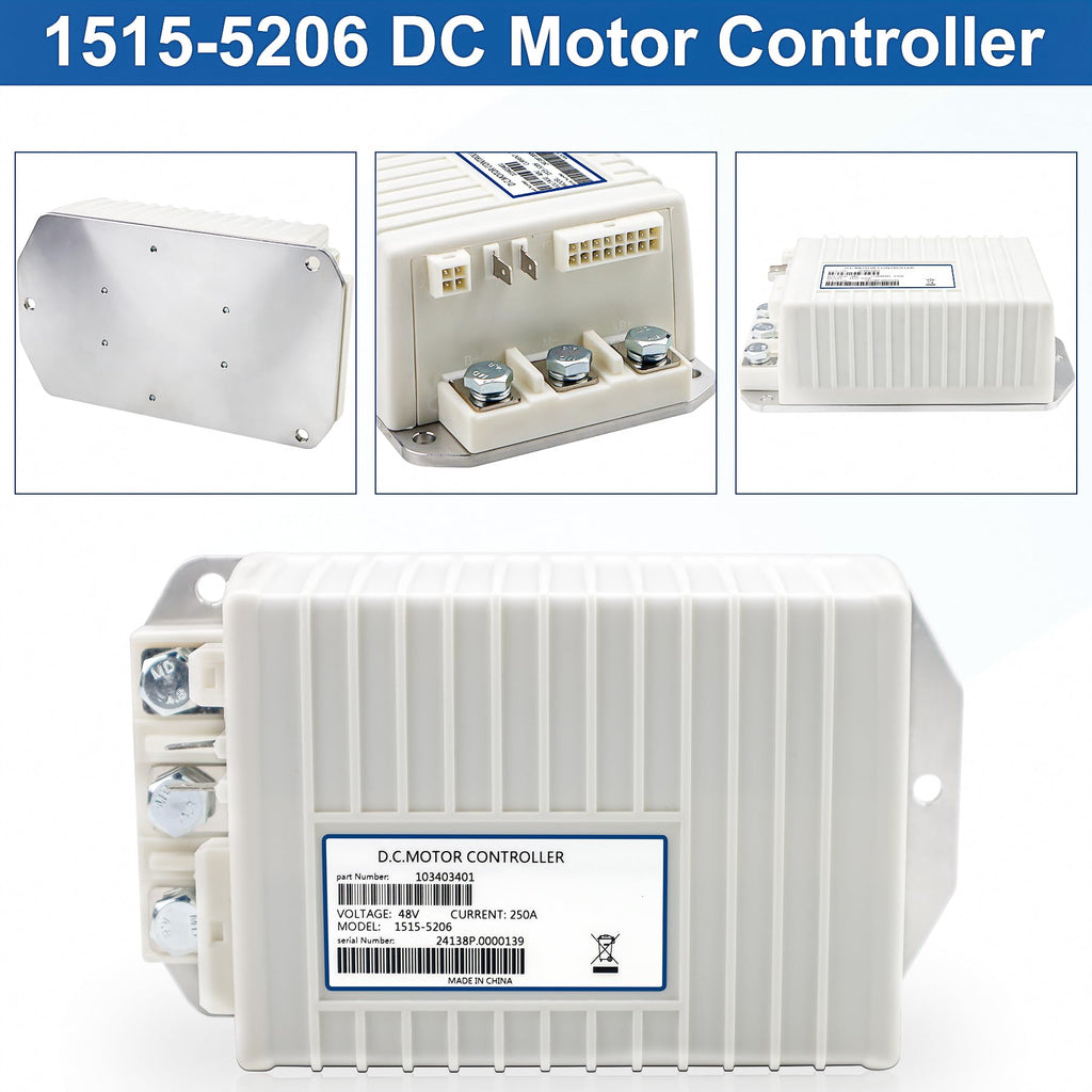 1515-5206 Sx Dc Speed Motor Controller 48V 250A With Mcor3 Throttle For Curtis Golf Cart Control #103982301 Compatible With Prec