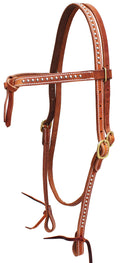 Challenger Horse Western Silver Spots Horse Tack Futurity Knot Browband Bridle 78206Tn