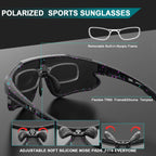 Polarized Sports Sunglasses For Men Women,Running Fishing Baseball Sunglasses,Cycling Mtb Bike Glasses Uv400