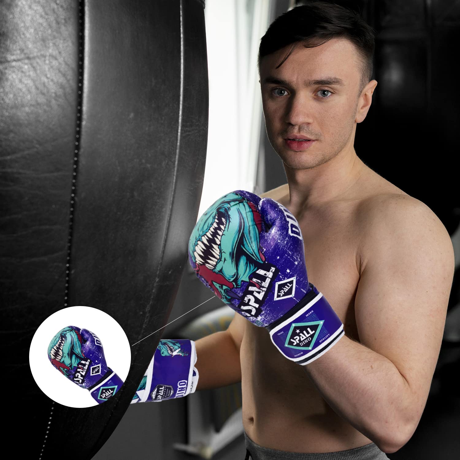 Spall Pro Us Boxing Gloves For Men & Women - Pro Training Sparring Punching Gloves - Muay Thai Mma, Kickboxing Heavy Bag Workout