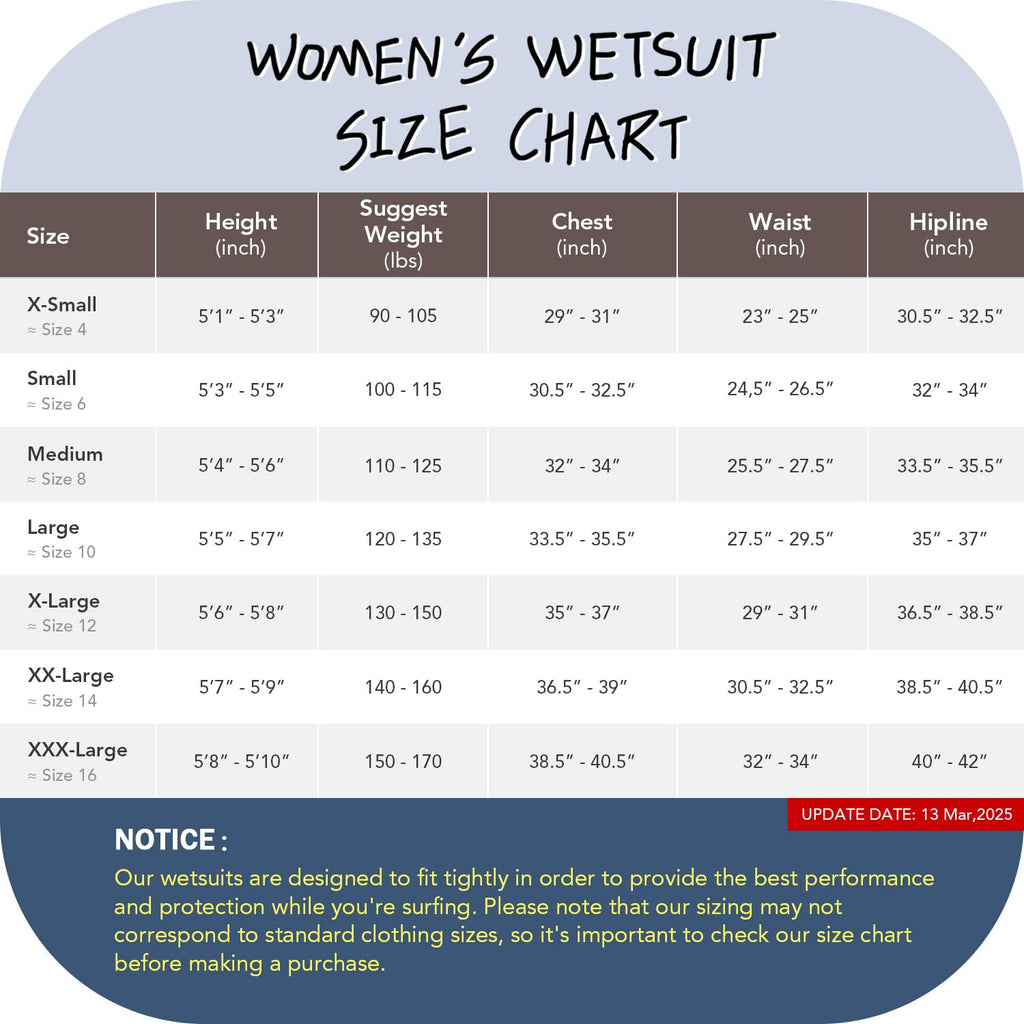 Dark Lightning Full Body Wetsuit Women, 3/2Mm Wet Suit For Women Cold Water Swimming, Womens Diving Surfing Snorkeling Kayaking,