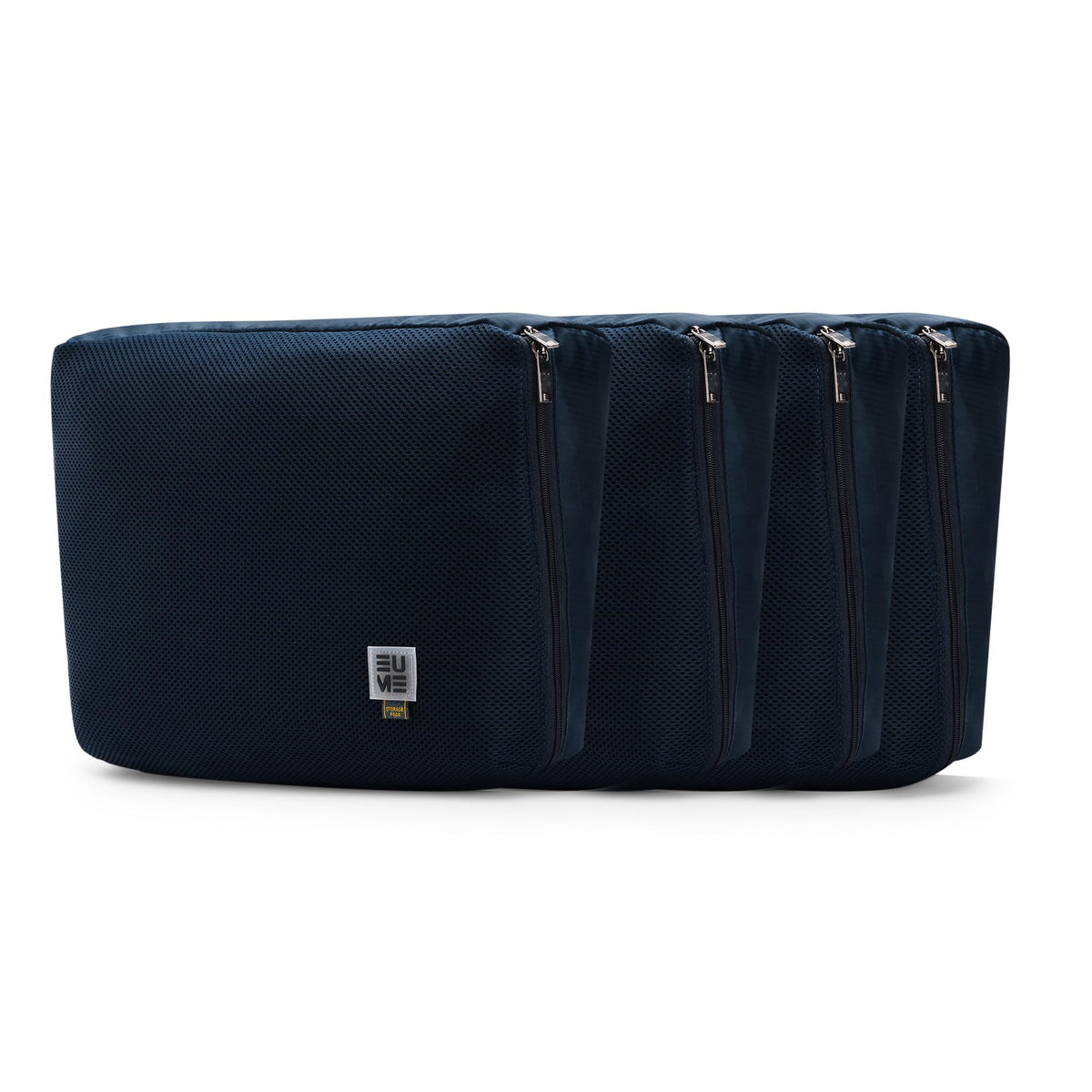 Eume Set Of 4 Storage Pods  Travel Organiser Pouch| Durable Fits Into Pocket Cloth Organizer For Storage | Toiletry Bag For Men