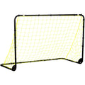 Franklin Sports Premier Steel- Folding Backyard Soccer Goal With All Weather Net - Kids Backyard Soccer Net - Easy Assembly - 6'