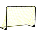 Franklin Sports Premier Steel- Folding Backyard Soccer Goal With All Weather Net - Kids Backyard Soccer Net - Easy Assembly - 6'