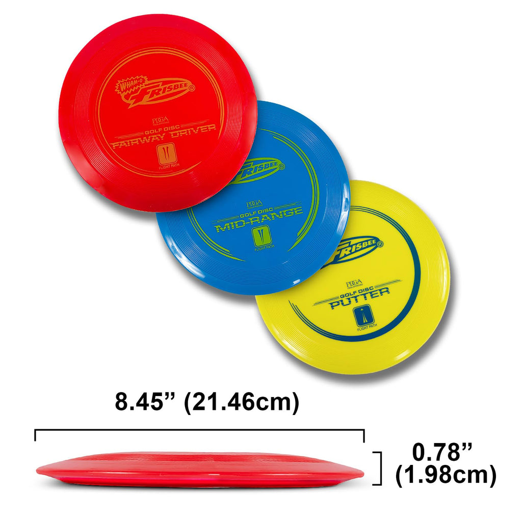 Intersport Frisbee Disc Golf 3 Pack, White