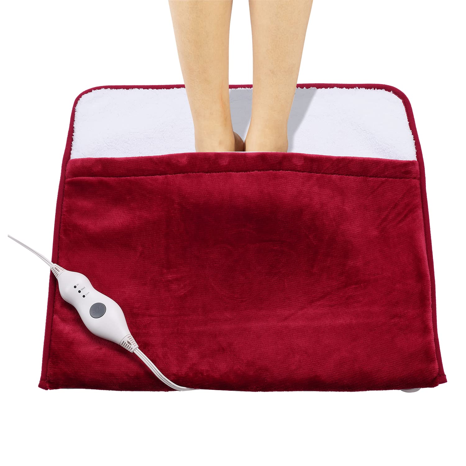 Gintao Electric Heated Foot Warmers For Men And Women,Foot Heating Pad Electric With Fast Heating Technology,Heating Pad Feet Wa