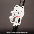 Portland Design Works  Lucky Cat Cage  Bicycle Water Bottle Cage, White