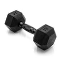 Cap Barbell 15 Lb Coated Hex Dumbbell Weight With Black Handle