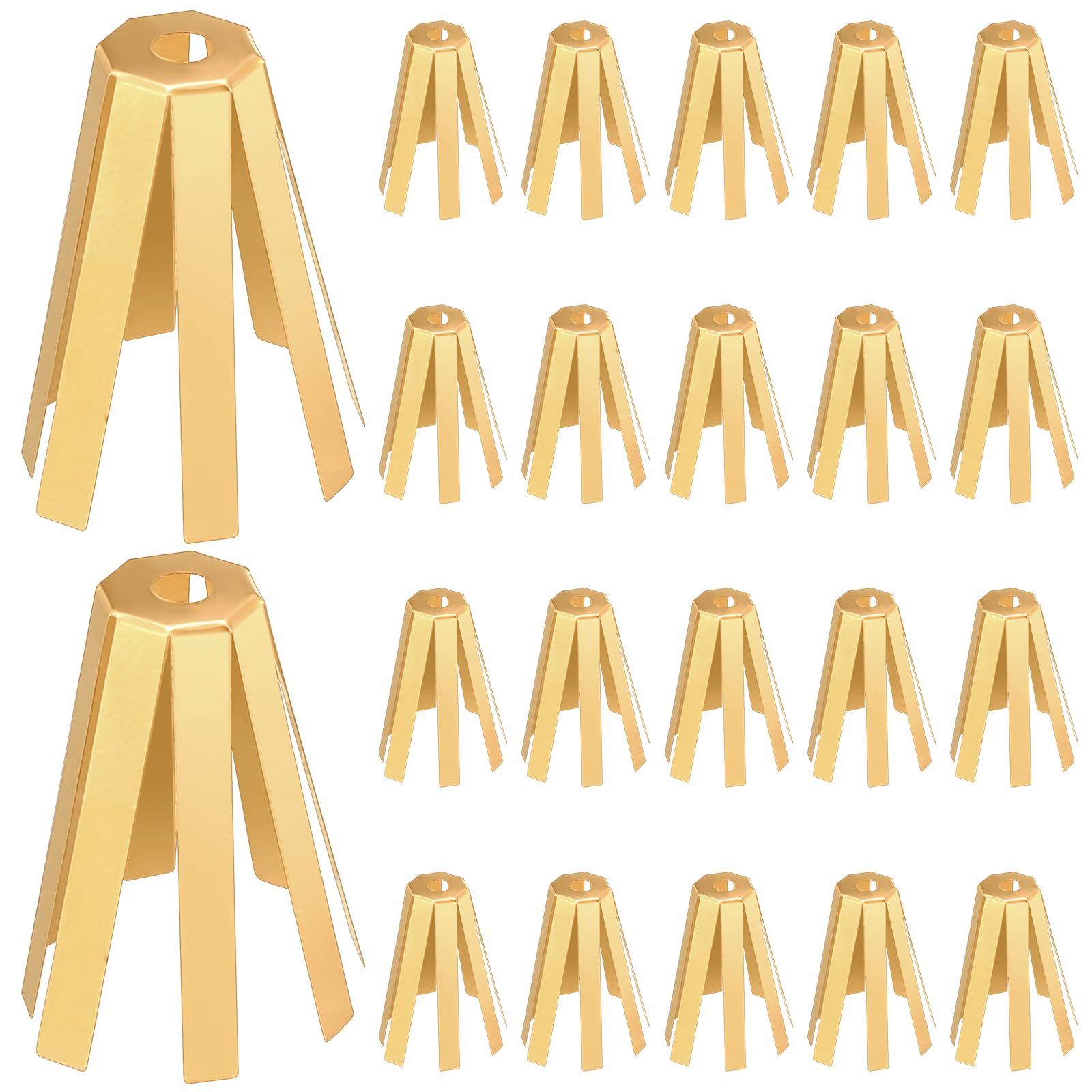 Sonwyoung 20 Pcs Universal Brass Golf Shaft Adapter Shims Fits. 335. 350. 355. 370 for All Shaft Accessories Adjustable Golf Ada