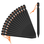 Grassman 16 Pack Tent Stakes, 7075 Aluminium Tent Pegs, Heavy Duty Lightweight Ground Pegs, Durable And Safe Metal Camping Spike