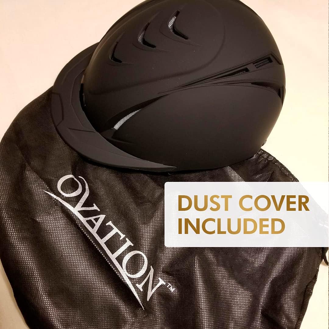 Ovation Deluxe Schooler Black Xxs/Xs Helmet With Deluxe Pk/2 Black One Size Hair Net