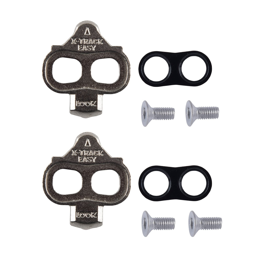 Look Cycle - X-Track Easy Cleats - Multidirectional Disengagement - Ultra Compact - Lightweight - Angular Freedom 6A - Cleats Fo