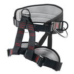 Newdoar Ce Uiaa Certification Thickness Climbing Harness,Wider Half Body Harness For Rock Rappelling Fire Rescuing Tree Climbing