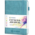 Epewizd Fitness Journal Hardcover Workout Planner 6- Month Undated Workout Log Book Home Gym Accessories For Women And Man-Sierr