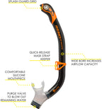 Cressi Bonete Pro Set, Black/Orange, L/Xl