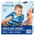 Oceans7 US Coast Guard-Approved, Type III - Kids Life Jacket - Personal Flotation Device with Comfortable Flex-Form-Fit Open-Sid