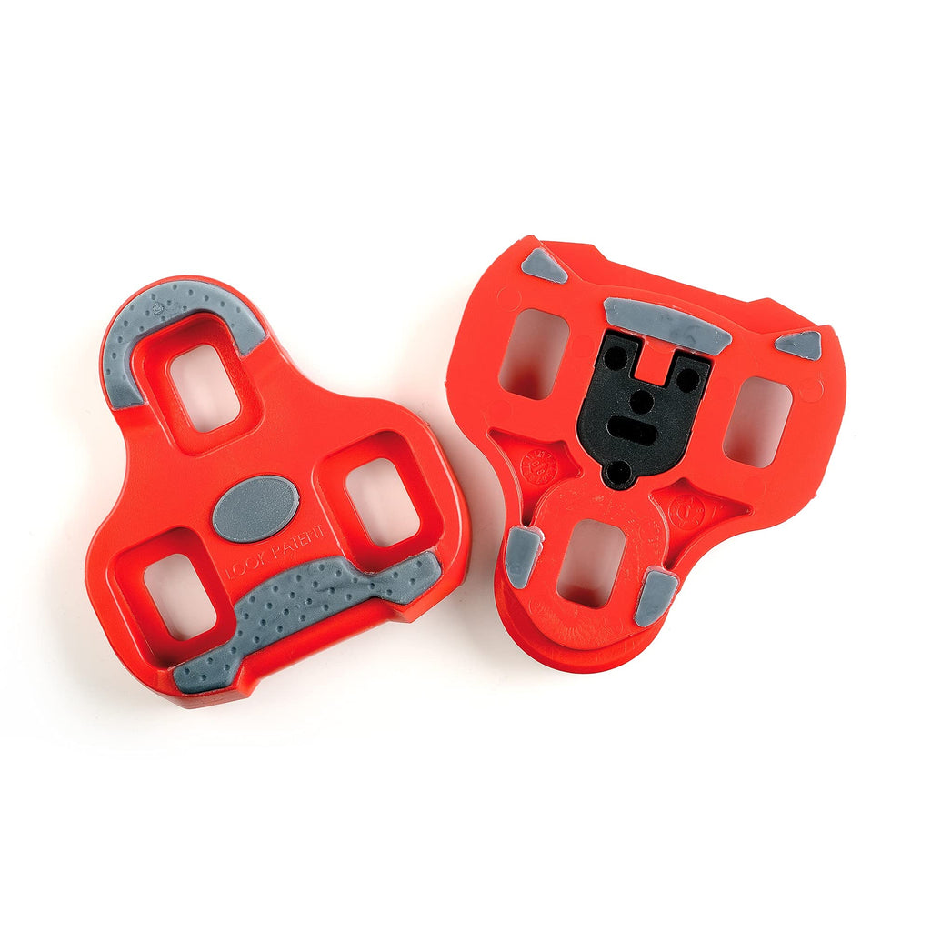 Look Cycle - Keo Grip Cleat Cycling Cleats - Anti-Slip Surface - Minimum Weight, Compact Size - 45A Angular Freedom - Color Red