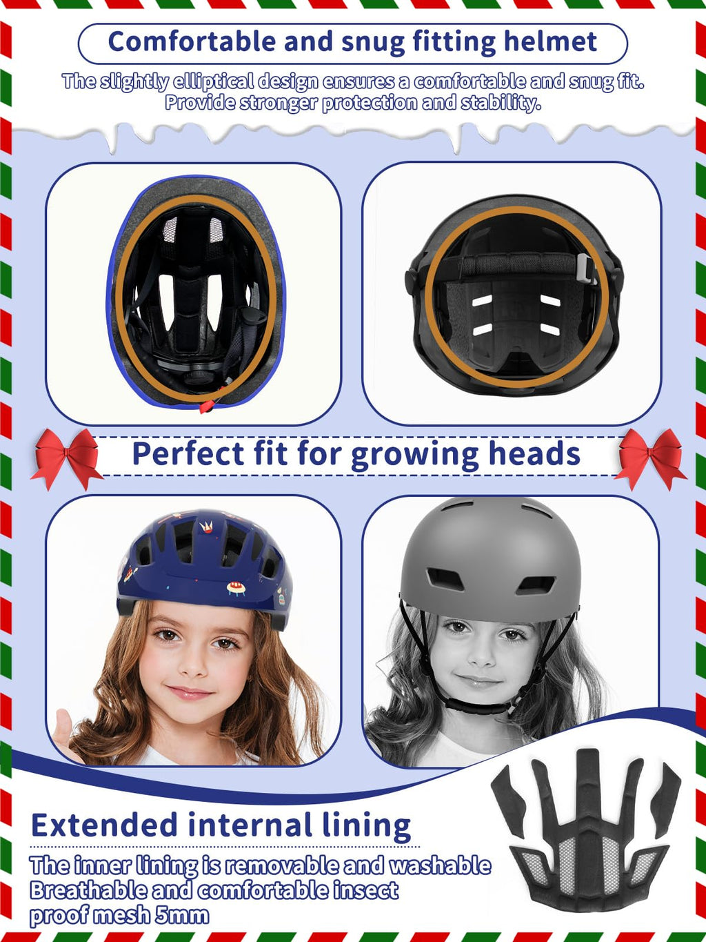 XJD Toddler Helmet Kids Bike Helmet Multi-Sport Adjustable Skateboard for Kids Boys Girls Infant Lightweight for Age 1 and Older