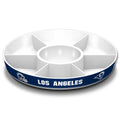 Fremont Die NFL Los Angeles Rams Party Platter, 14.5 Diameter, 14.5 Diameter, White/Team Colors