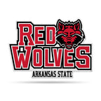 Rico Industries Ncaa Arkansas State Red Wolves Primary Shape Cut Pennant - Home And Living Room D  Cor - Soft Felt Ez To Hang