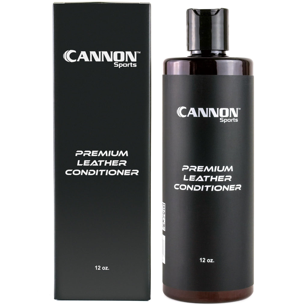 Cannon Sports Leather Conditioner | Baseball Glove Conditioner | Football Leather Care | Softens, Protects & Restores All Leathe