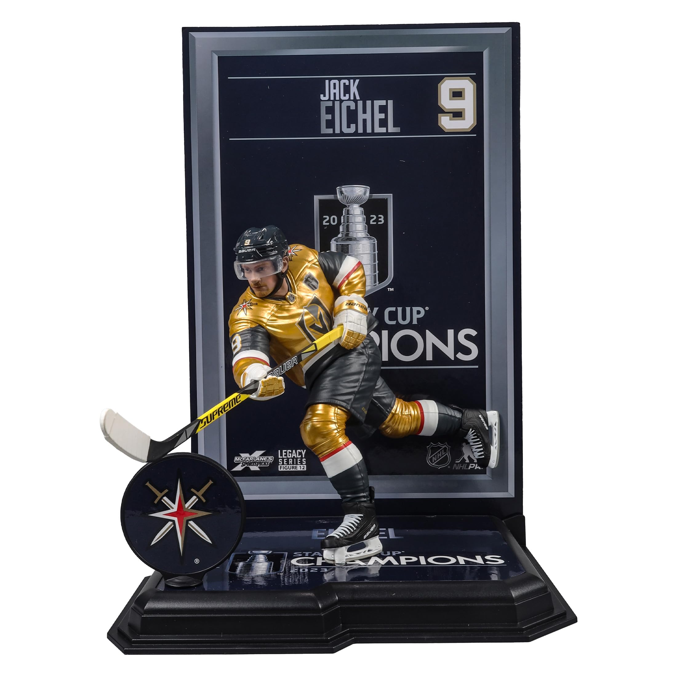 McFarlane Toys - Jack Eichel w/Stanley Cup (Vegas Golden Knights) NHL 7in Posed Figure McFarlanes SportsPicks