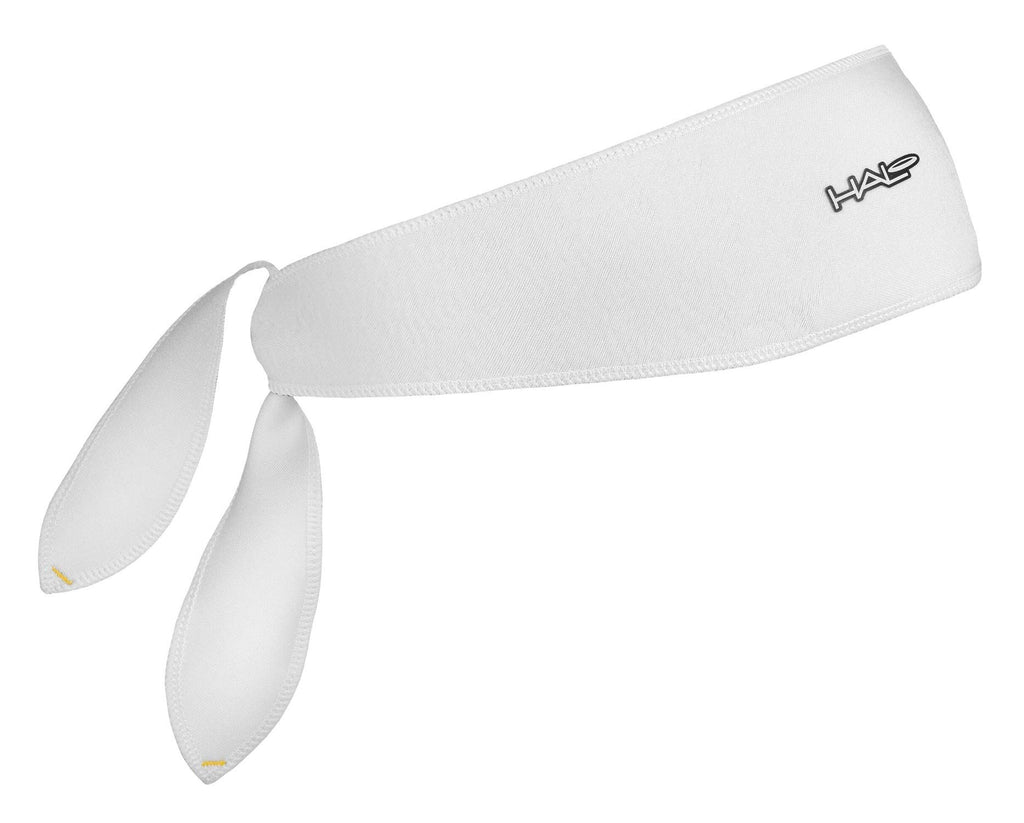 Halo I Superwide Tie-Style Headband (White)