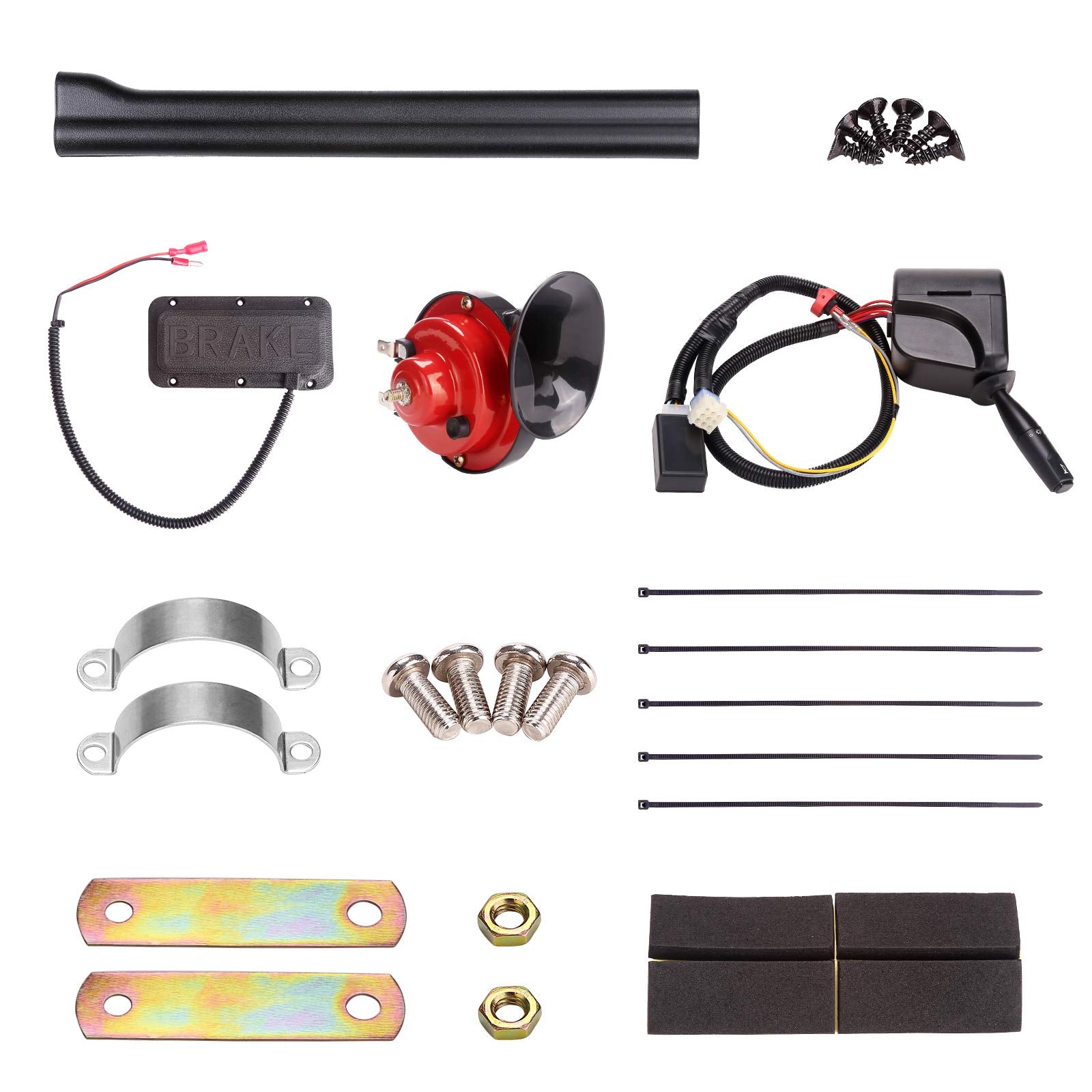 10L0L Golf Cart Light Kit (12V) For Ezgo Freedom/T48 2014-Up (Gas & Electric),Complete Headlight Taillight Kit With Deluxe Light