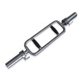CAP Barbell 34 Olympic Triceps Bar with Rubber Grips, Chrome (New Version) (OBIS-34SMBR)
