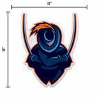 Rico Industries Ncaa Virginia Cavaliers Mascot Shape Cut Pennant - Home And Living Room D  Cor - Soft Felt Ez To Hang 18X0.10X18