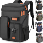Insulated Cooler Backpack,45 Cans Multifunctional Double Deck Leakproof Cooler Bag With Sternum Strap,Large Capacity Lightweight
