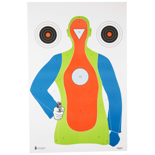 ACTION TARGETS PR-B21E HI VIZ FLRSNT HG 100 Pack