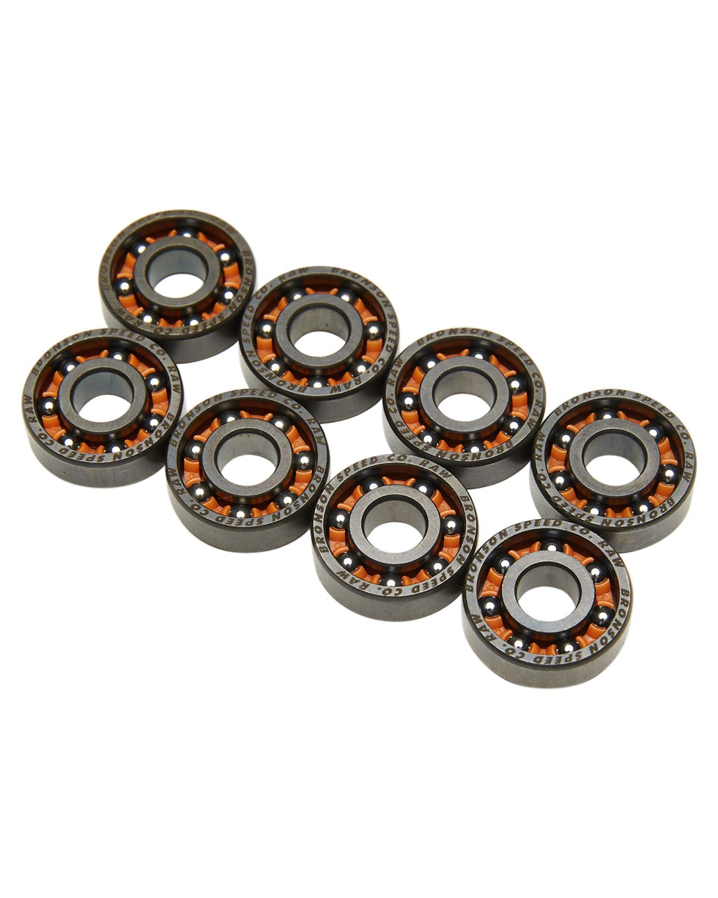 Bronson Speed Co. Raw Box/8 Skateboard Bearings - 1 Set